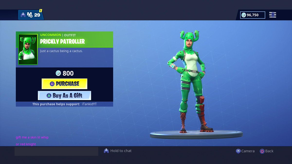 iTankid's tweet photo. Who needs V-Bucks for the New Cactus skin!? 🌵🔥

Like + RT
Follow me
Tweet me your console

Thank you for using code iTankidYT in the shop ❤️ https://t.co/oYYI7j0Nk1