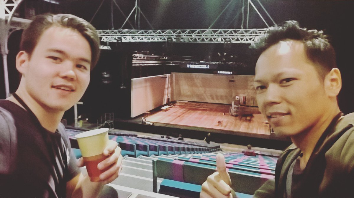 m_schnrr's tweet photo. Rehearsing in Paris with my #HiddenForce buddy @massimopesik @itaensemble
It's on again 04 - 11 April @theatredelaville_paris @la_villette #théâtre #festival #100pourCent #destillekracht #thehiddenforce #ivovanhove #louiscouperus #tga #wemissyou #beterschap @robertmalasch https://t.co/teg9krkS5i