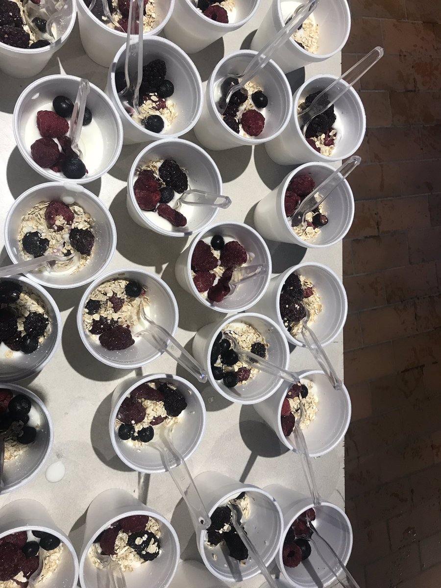 APugsleyConnell's tweet image. Served 300 yogart parfaits today at RLJH. Team work lots of volunteers. #breakfastprogram @NourishNS @HRCEHealthPromo @RLJH_HRSB