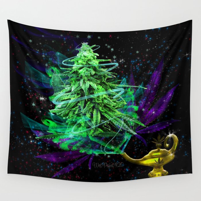 wetpaint420's tweet photo. Magic Lamp #Ganja Wall #Tapestry by WetPaint420  
30% off wall art ends tonight at midnight PT https://t.co/1Kfw3SEUiO #Cannabis #THC #CBD #ArtPrint #CannabisArtist #Sale #Wakenbake #Sale #Tapestries #WakeandBake #Wakenbake #TreatYoSelf 😎 https://t.co/x6UKiaofTV