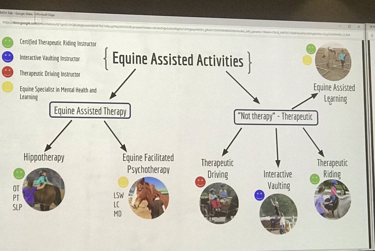 UKAgEquine's tweet photo. Allie Barnett, a PATH Certified Therapeutic Riding Instructor from Safe Haven Equine Ministries, shares the many different certifications available for those interested in these volunteer or career paths. @UKAgriculture #agequine https://t.co/N684I4tYUb