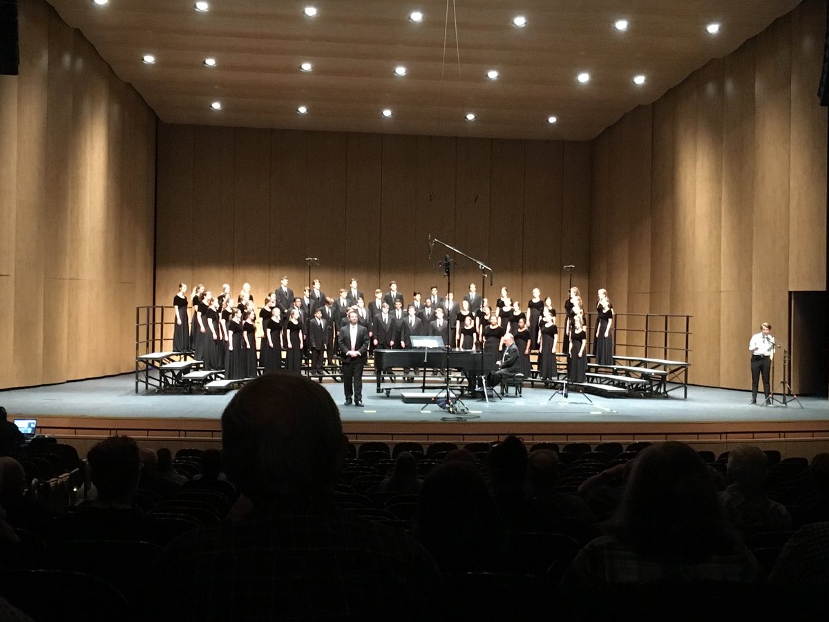 MBHS Choir at UIL .... watching Tristan sing.