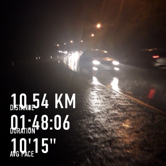 hahwethal's tweet photo. Lluvia intensa pero buen tiempo y muy poco cansancio... Vamos por más... https://t.co/KjSntheFKf