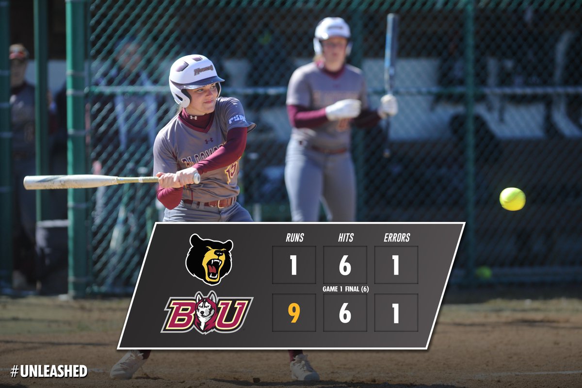 GoBUHuskies's tweet photo. Huskies softball made it five straight victories with a doubleheader sweep over Bloomfield College Wednesday afternoon. Break it down: https://t.co/54QDhjRZgm 

#Unleashed #BloomsburgSoftball @HuskiesSB https://t.co/y688kydhMK