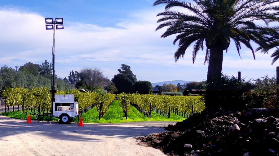 DriveH2's tweet photo. Check out these H2 Light Towers at @SonomaMicroGrid! They play an integral part in the #sustainability of this project and farm. #GoHydrogen! #H2EarthMonth https://t.co/2aJul4xlE1