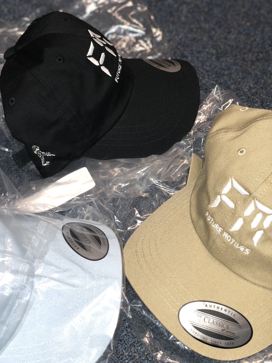 Goyardchampion's tweet photo. FutureMotives “dad hats” just came in‼️ Get yours at the Website available in 5 colors 👀https://t.co/sfpeT5BpRJ #Futuremotives #FashionTrends #fashiondesign #streetwear https://t.co/Pe6qBXW7Gs