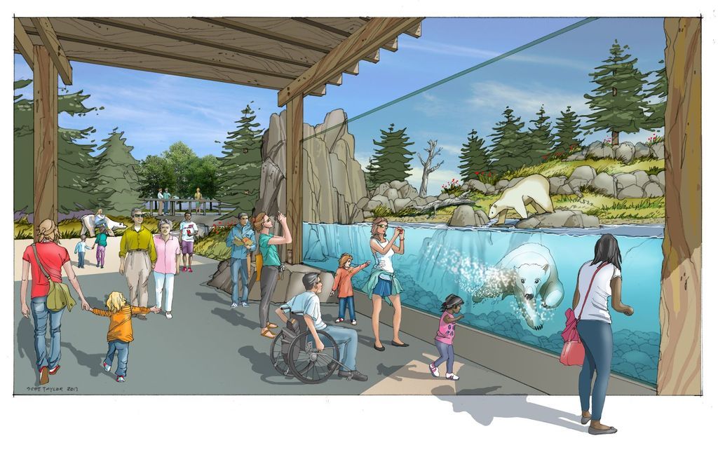 The Headlands and Meadow Ridge, will have saltwater pools for the bears to swim and play, and both create a higher elevation area where the bears can patrol like they do in the Arctic. Come Walk on the Wild Side at the April Chapter Meeting! #pdxcsi #dwpdx buff.ly/2uGUwQs