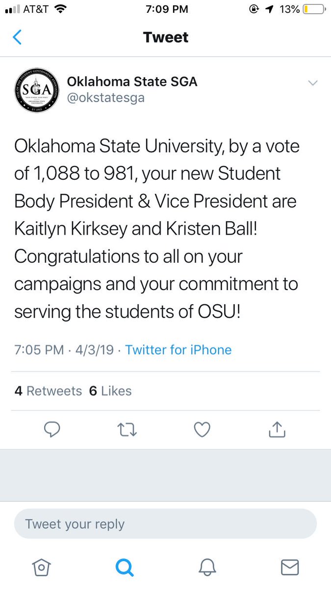 KaylaJ_Dunn's tweet photo. I cannot begin to express my love and gratitude for those who fought for and believed in our ideals... It truly meant (and means) the world to JT &amp; I.

Our voice may have been silenced during the run-off, but we still won by 426 votes in my eyes👣 https://t.co/xGFhvMcUYc