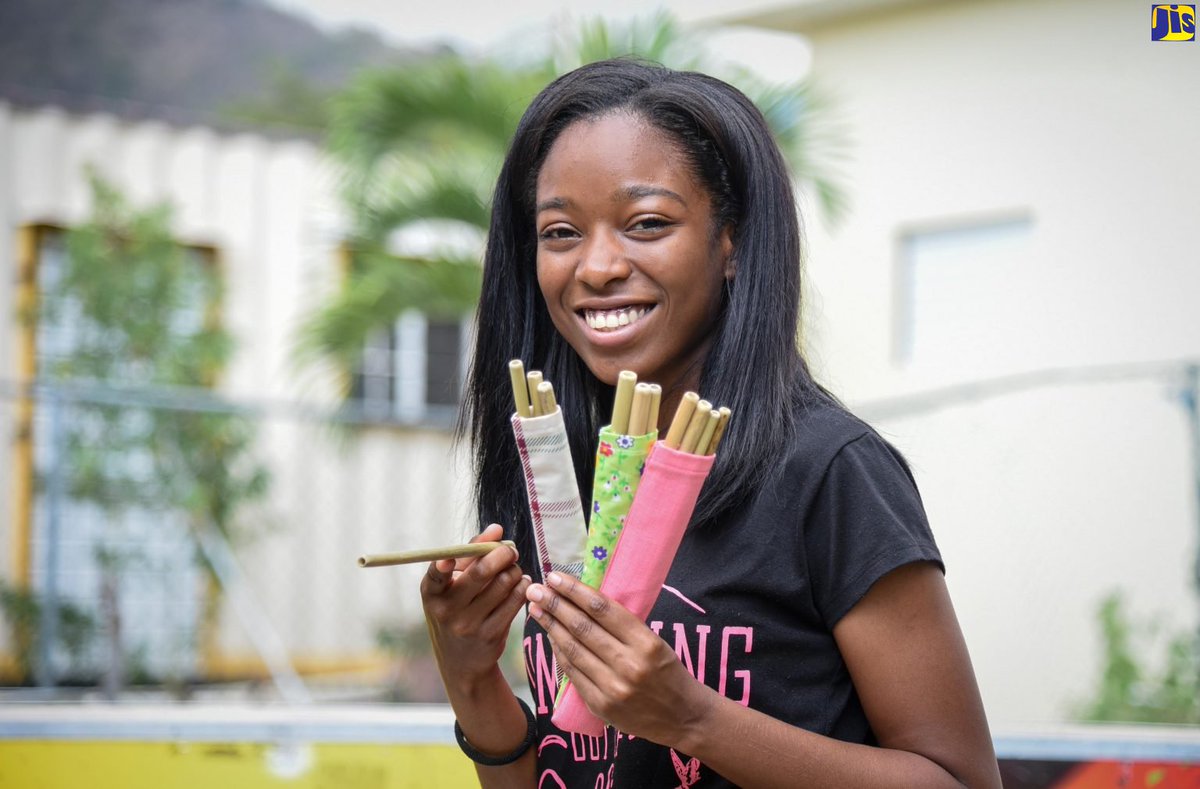 INBARofficial's tweet photo. In #INBAR Member State #Jamaica, conditions are right for an explosion of new locally made #bamboo products and innovations to #ReplaceSingleUsePlastic. Read how one #BambooStraw entrepreneur is starting to #ThinkBamboo: https://t.co/rMBWPoEm69

Photo: Adrian Walker @JISNews https://t.co/nSZCEKyiFo