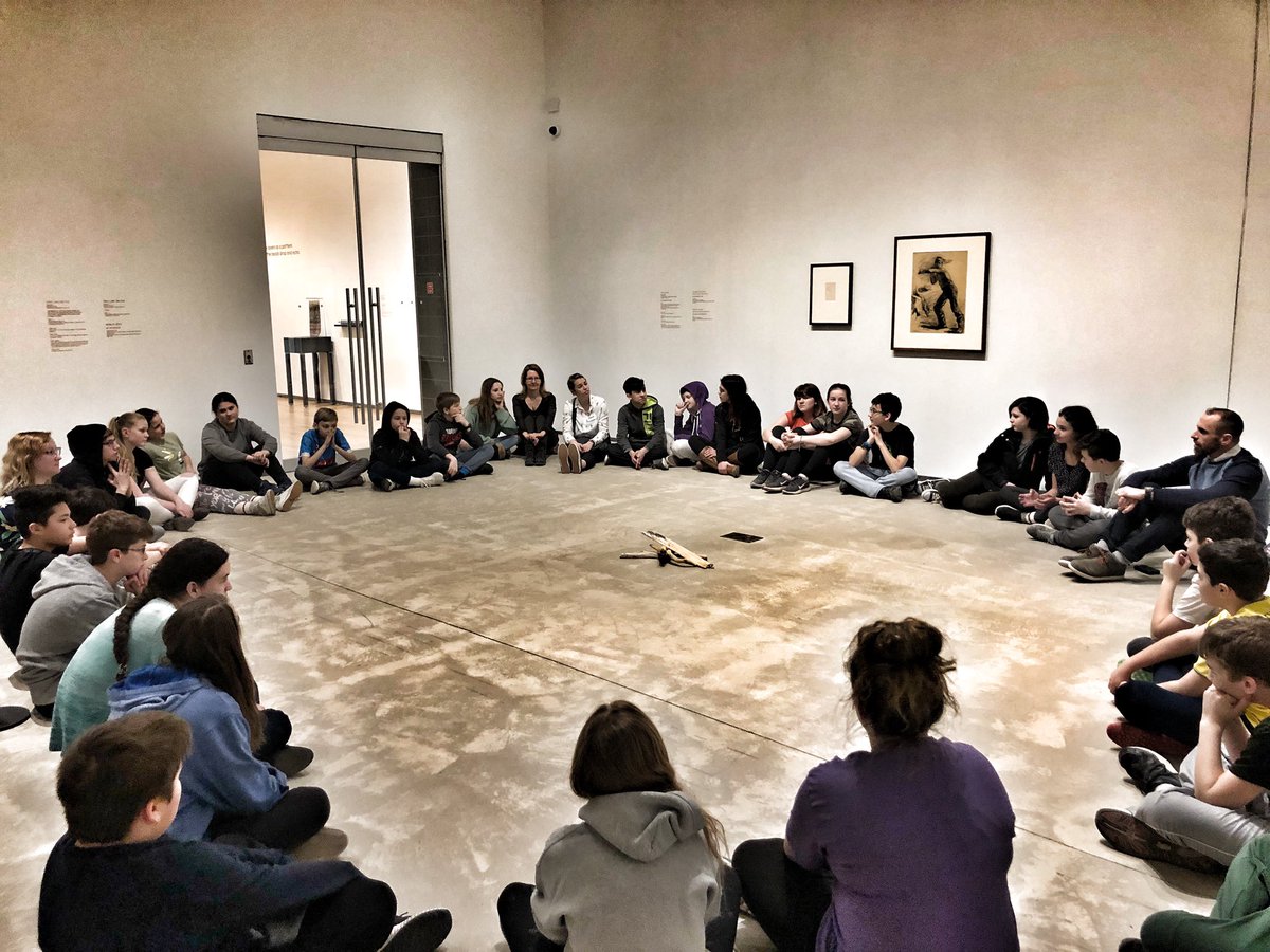 La_Dall's tweet photo. Les Coyotes à l’exposition « Soundings » . Nous avons exploré comment le son peut être un outils pour la décolonisation. @ESPMille_Iles #Decolonization #collabCEPEO #FNMI #PNMI #FirstNationsAlly https://t.co/JgEeOSqHYo