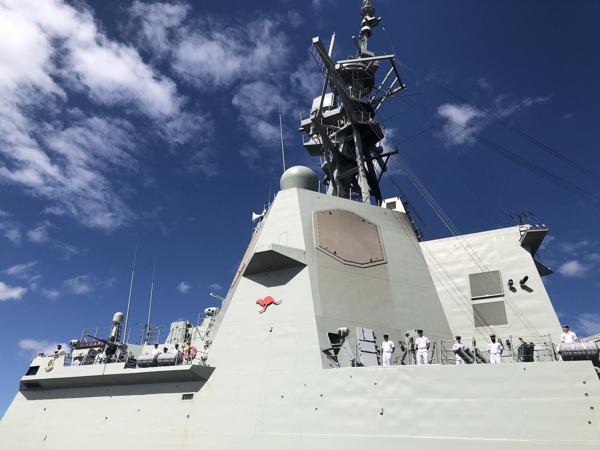 HMAS Brisbane arriving in its namesake city <a href="/NewsTalk4BC/">4BC Brisbane</a> <a href="/4BCNews/">4BC News</a>
