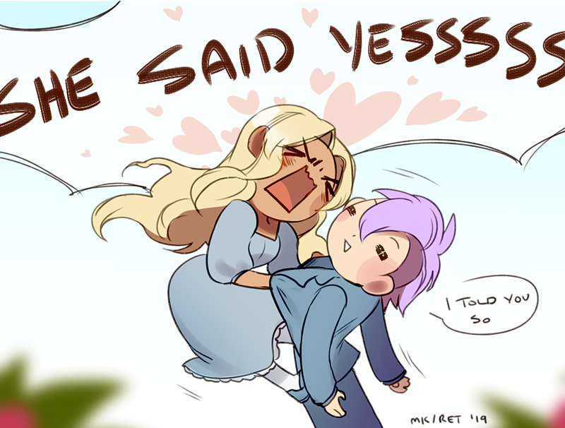 disaster lesbian Gets-Nervous-Asking-Her-Wife-To-Dance farmer amelie
#StardewValley