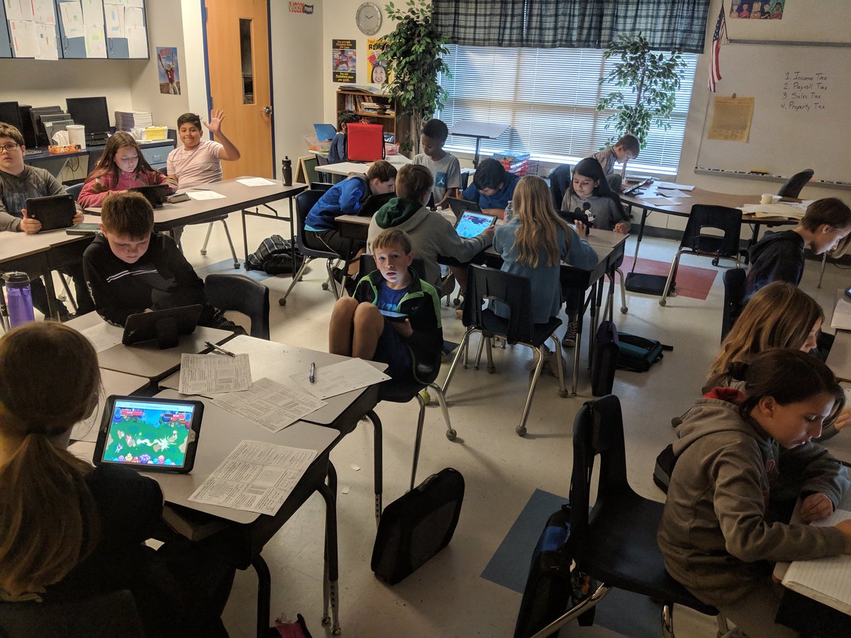SBUDeuce's tweet photo. STAAR Test prep today was like a mullet today thanks to @ProdigyGame .
Business on the front end, party on the back end, while putting in work the whole time! #ourwhy #powerofpositivity #CSI1819 https://t.co/MTvMi4qquz