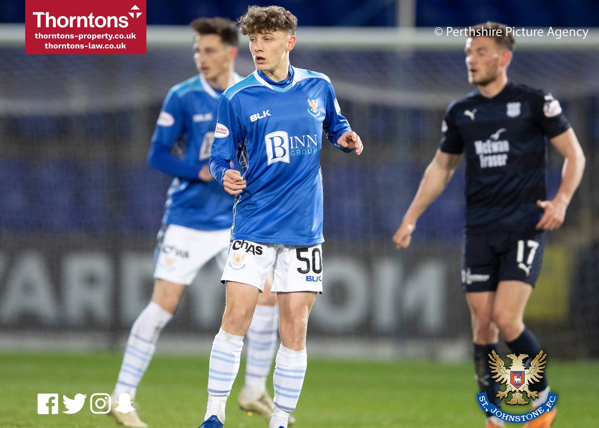 📸⚽| 17-year-old local lad and product of the club's youth academy, Jordan Northcott, made his Saints debut in last night's win at McDiarmid Park! 👏