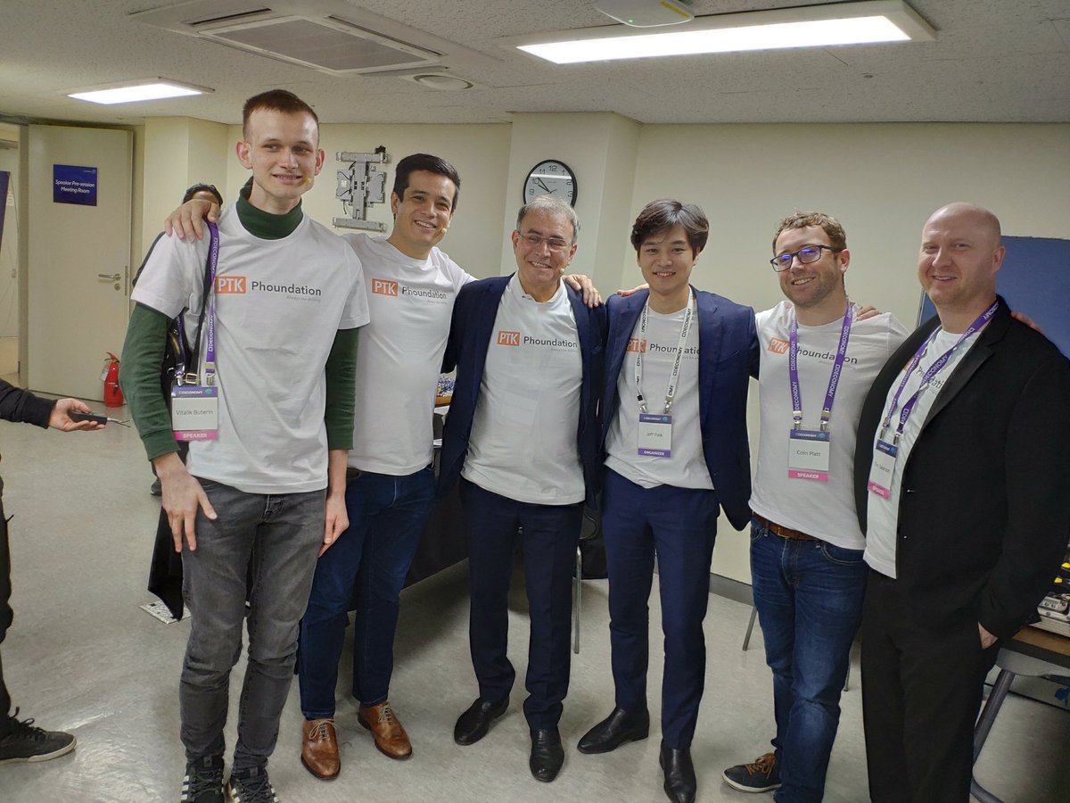 colingplatt's tweet photo. PTK Phoundation welcomes our latest advisors! @Nouriel @VitalikButerin 

#AlwaysBeShilling #NumberGoUp

@Deconomy_forum https://t.co/QalQfvpCJF