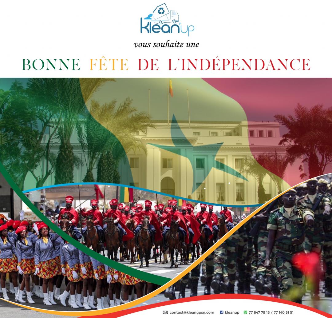 Kleanup_SN's tweet photo. Bonne fête de l'indépendance à toutes les sénégalaises et tous les sénégalais  #senegal #IndependanceDay #4avril2019 https://t.co/GU3nxJs57q