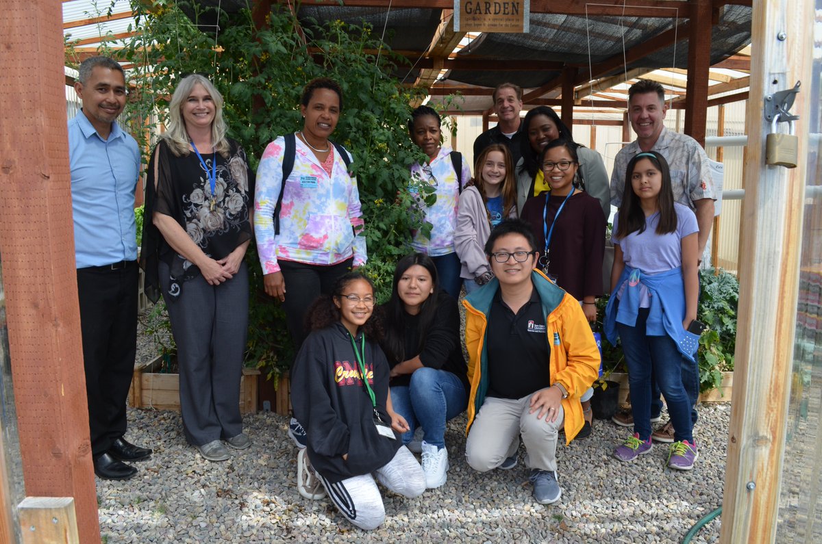 We are very impressed with the terrific works of the Eco Squad Garden Club at the Challenger Middle School <a href="/challengerms/">Challenger MS</a>. Thanks to Janelle, Tara, and the students and teachers for hosting us. <a href="/SDFarmtoSchool/">SDUSD Farm to School</a> <a href="/sdschools/">San Diego Unified</a>