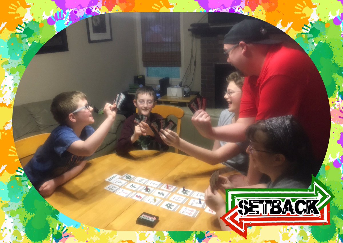 SetbackGame's tweet image. SetBack pledge on Kickstarter?
$12
A game the whole family loves playing together?
PRICELESS
Go to SetBackTheGame.com to check out our Kickstarter campaign. 
#SetBack #BoardGame #CardGame #NewGame #KickStarter #BoardGameGeek #SetBackTheGame #TabletopGame #SetBacker