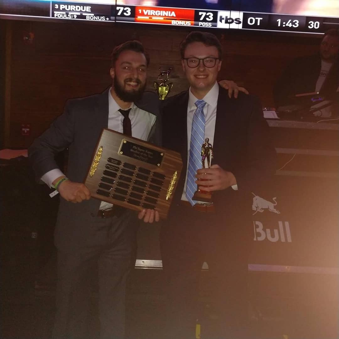 PhiSigmaKappaUC's tweet image. Last weekend we gave out our annual awards. We are damn proud to announce that brother Owen Smith has been named Brother of the Year! Congrats Chad! #DamnProud #PhiSig