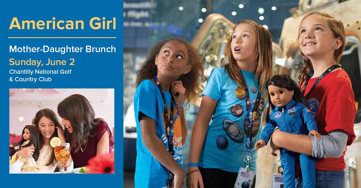 GFWC Dominion Woman’s Club invites you to a delightful brunch featuring American Girl author Erin Teagan, a book signing, raffles of American Girl doll and accesories, STEM activities and lots of fun! Purchase tickets at dominionwomansclub.org