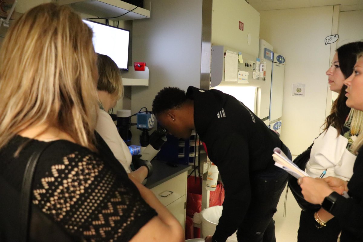 CDFdiabetes's tweet photo. Today started off with an exciting tour of the @BarbaraDavisCtr with fashion designer @RebeccaMinkoff, LA @Chargers linebacker @UchennaN_42, #SpringBrassRing auctioneer Halie Behr, &amp; Guild President Cheryl Lebsock. Love seeing the difference BDC researchers &amp; staff are making! https://t.co/cG7LE28PAU