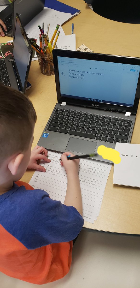 MrsFunaro's tweet photo. Some hard working authors learned how to use voice typing to write their "All About" books.  @MrsFunaro @SEM_Dalers https://t.co/4Qnihyr31p