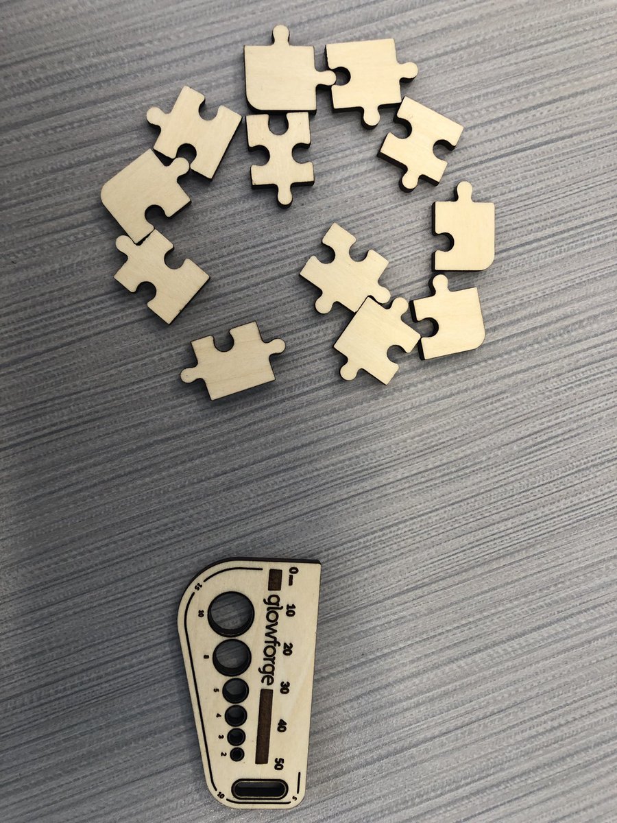 YCreatorSpace's tweet photo. Our first test cuts on our @glowforge laser cutter, thanks to a little help from @protohaven. Can’t wait to see what our kids do with this awesome tech. https://t.co/gT0Nm0HoZJ