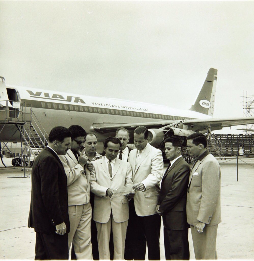 Inspección de entrega del Convair CV-880-22M (YV-C-VIA) de Viasa, el 01/08/1961, en San Diego, California

📰 San Diego Air &amp; Space Museum
