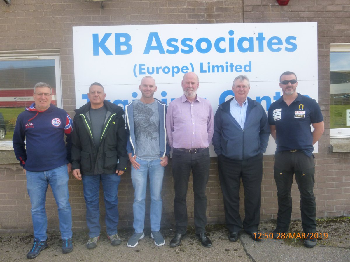 KBATraining's tweet photo. Once again, another successful run of Client Worksite Representative, held on the 25-29 March 2019 in Aberdeen, UK. Next training is scheduled on the 20-24 May 2019, email courses@kbaeurope.org for registration or visit https://t.co/0pJQn5HLY6 #clientrep #safety #diving #offshore https://t.co/OoNm1paRKg