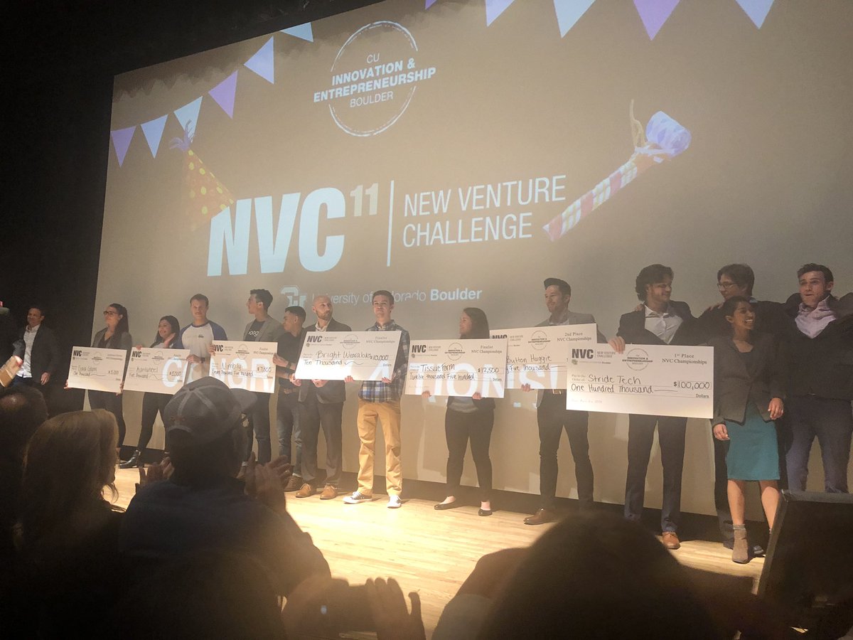 lisajlhenderson's tweet photo. The winner of #CUNVC11 is Stride Tech!!!! https://t.co/e1fxN5juPY
