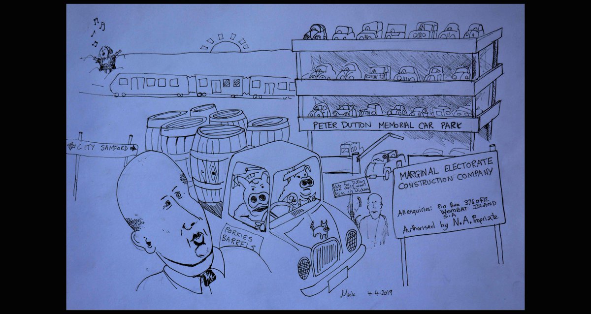 beagle16's tweet image. #Budget2019   Follow the Money. Cash for Park and Ride in #MarginalSeats? Is it even a #Federal Issue?  #PorkBarrel #Dickson #PeterDutton #auspol #satire #LNP