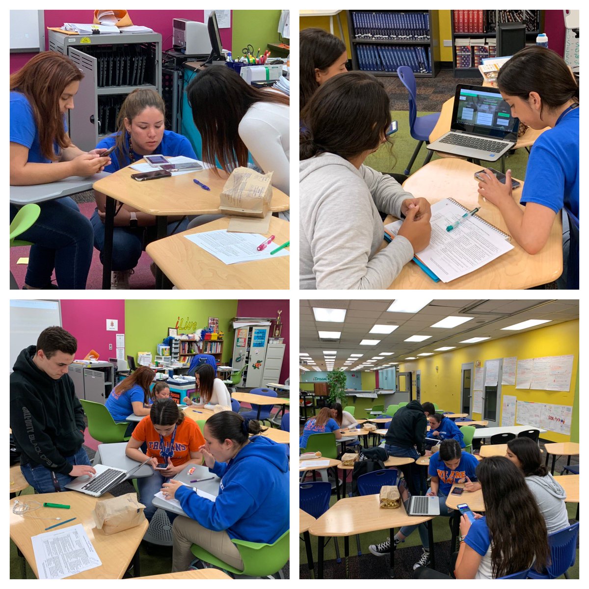 msgator9's tweet photo. From Mental Illness PSAs to after school reviews...AP Psych students are stepping up. #strive5  @HMLSrHighSchool https://t.co/vxGvU58iD2