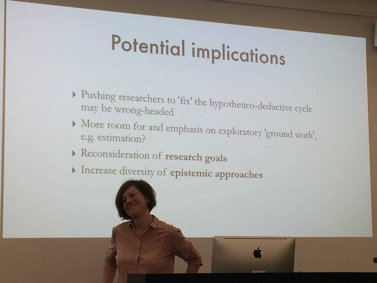 fidlerfm's tweet image. Are psychologists ready to test hypotheses? Great talk by @annemscheel in our history and philosophy of science seminar series @unimelb @ArtsUnimelb