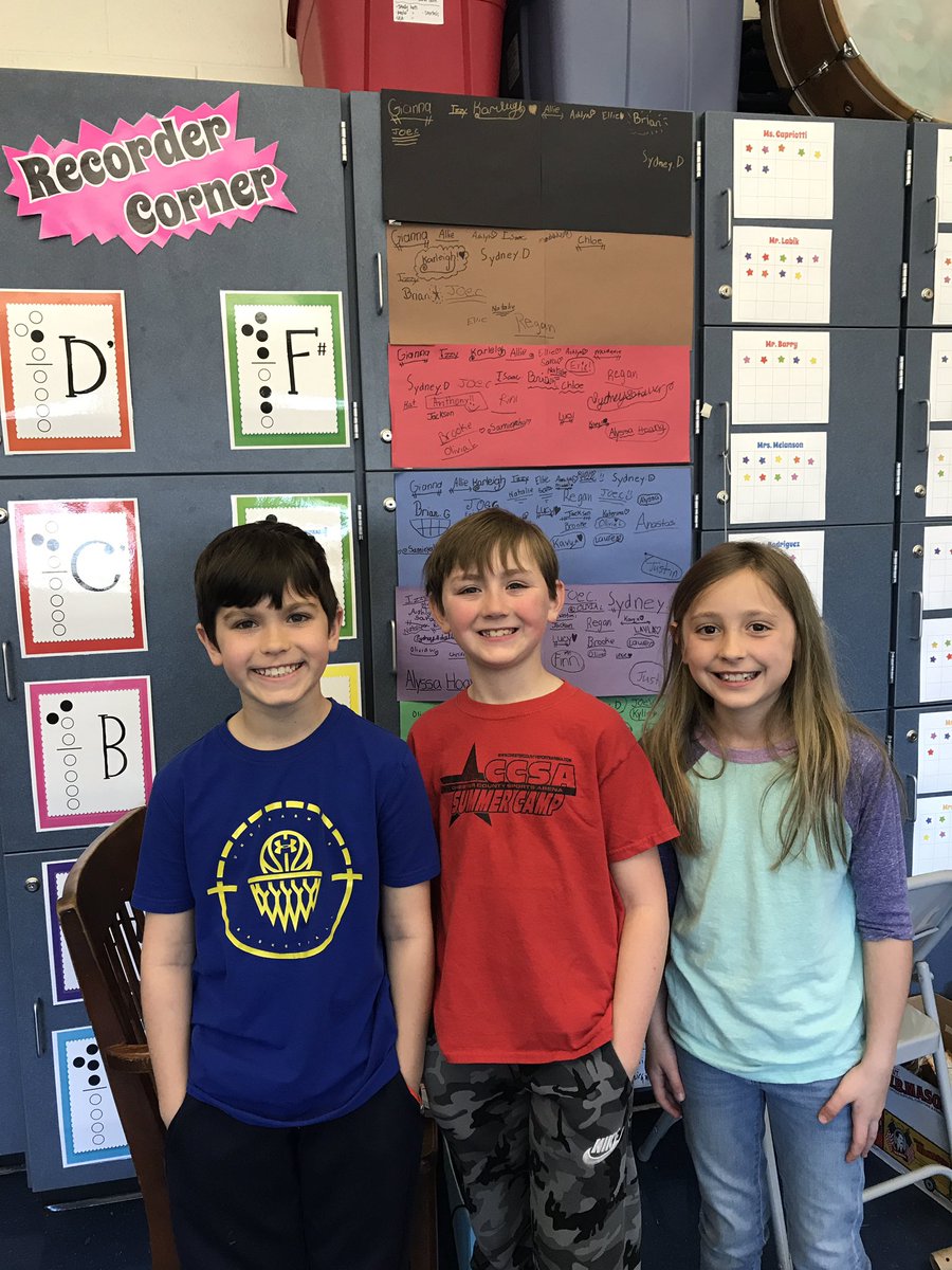singwithmeMrsD's tweet photo. Congrats these Recorder Karate masters! First in their classes to get their black belts!! @MsLeary1 @MrsIsola and Mrs. Monaghan 🎼 https://t.co/UxO8V0jUss