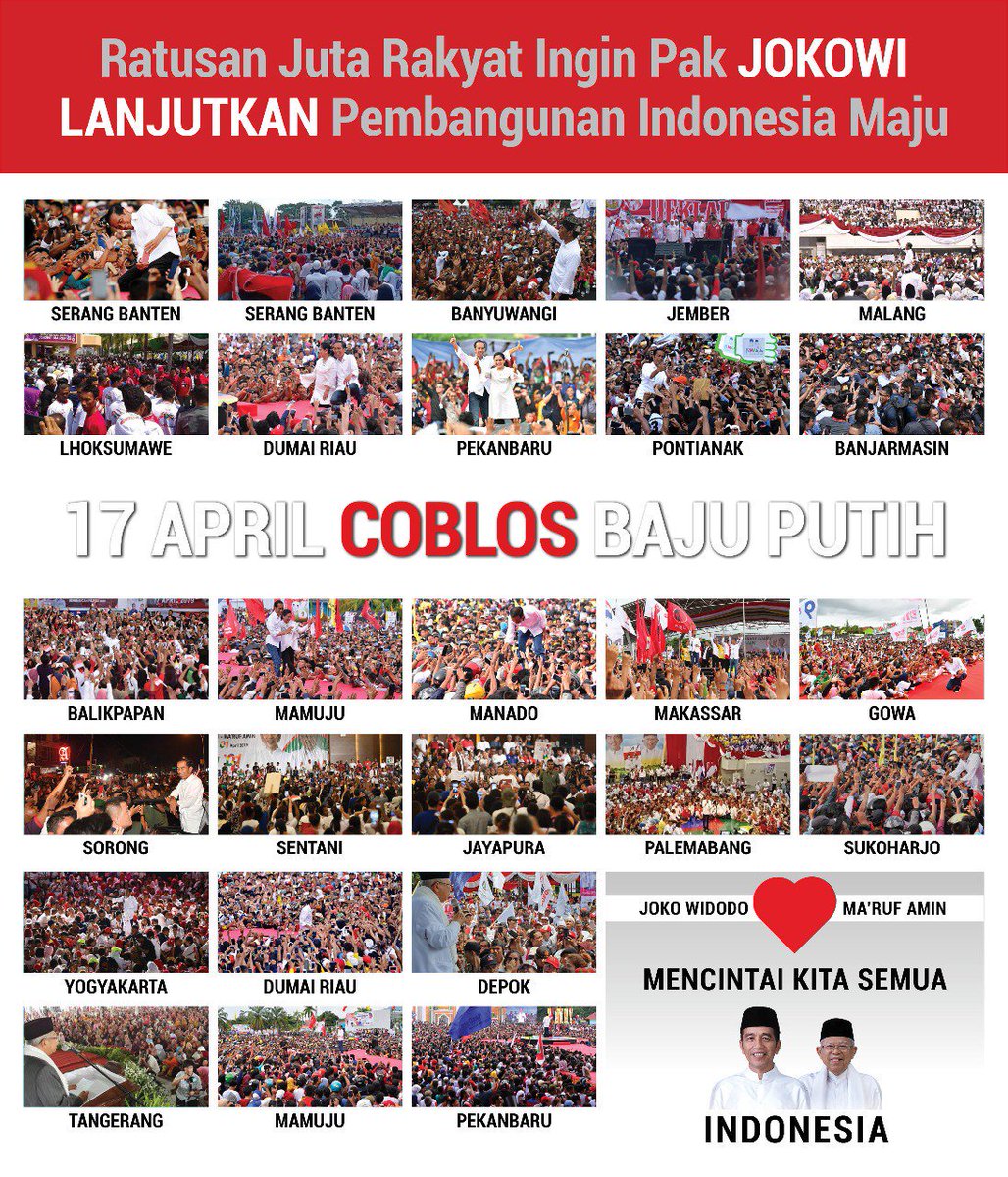 nur_afiy's tweet photo. Jangan Golput. !!!
#MenangJokowi17April https://t.co/cs3oaJHnta