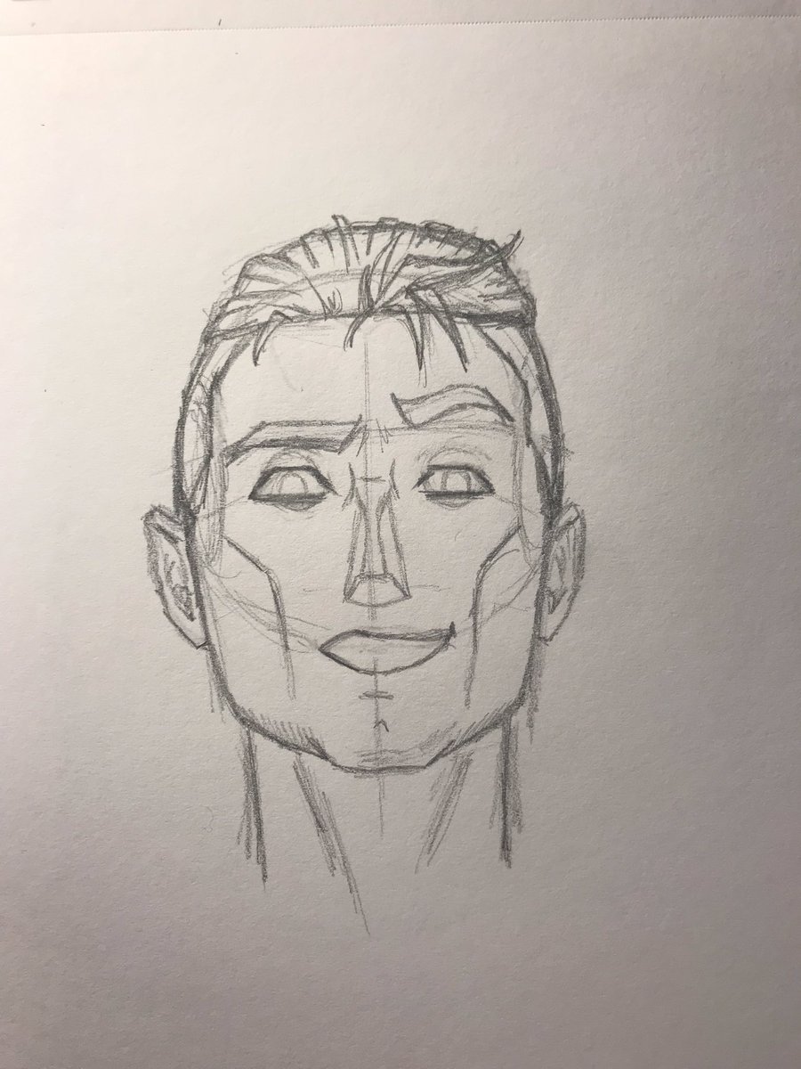 KatAtTownley's tweet photo. I’m proud of this quizzical Fjord I drew for #PubDraw tonight! Shadows this dramatic are new territory for me and lighting is all new... (feat. Maggie the puppy who is a hit for obvious reasons 😉❤️) #CriticalRoleArt https://t.co/dURDbjlCn3