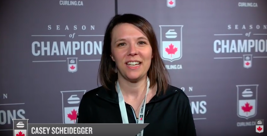 CurlingCanada's tweet photo. So what goes on behind the scenes at a big #curling event? Casey Scheidegger, skip of Team Wild Card at the Scotties Tournament of Hearts, takes us on a tour at the 2019 @PioneerSeedsCA World Men's in her hometown of Lethbridge, Alberta!
📽️: https://t.co/N1GMiJx7XL
#wmcc2019 https://t.co/SOcxL4eutV