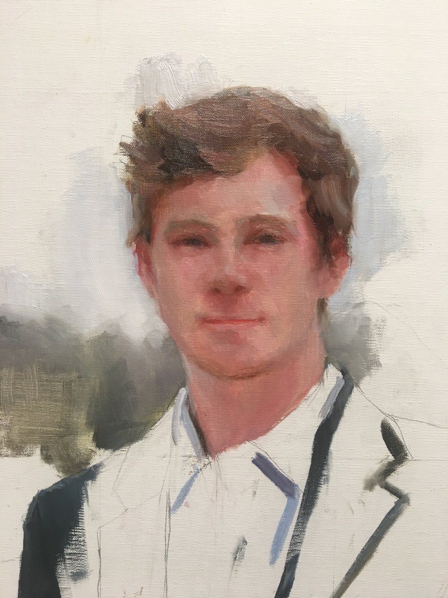 SusanPattonArt's tweet photo. From the studio tonight- Portrait in progress. #portraits #portraitpainting #art #oilpainting #susanpattonart #artist https://t.co/q1GOxe9otx https://t.co/b9EsmAKbQr