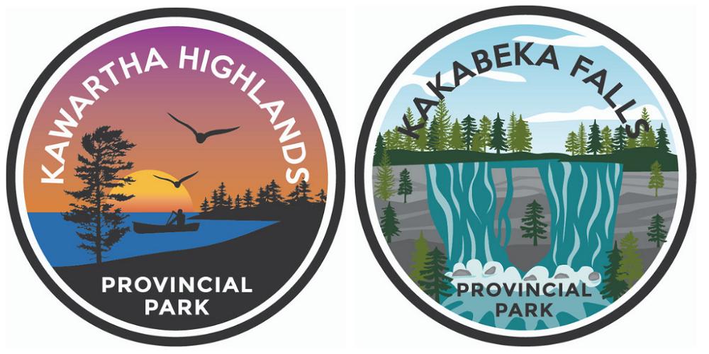 OntarioParks's tweet image. As part of our OP125 celebrations last year, we designed a brand new set of park crests — and they’re hitting the shelves this summer! bit.ly/2FIT8TI