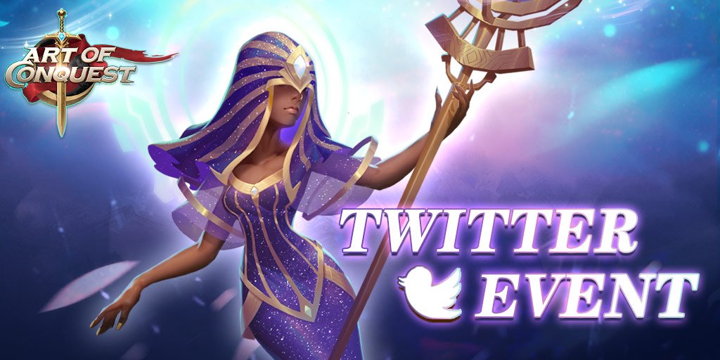 Art of Conquest (@art_of_conquest) on Twitter photo We will randomly give away gift bundles including Linari and rare resources to 10 Commanders. How can you win one? Simple!
1. Follow our Twitter: <a href="/Art_of_Conquest/">Art of Conquest</a>
2. Like + Retweet the event post.
3. Tweet us your player ID and server number.
Deadline: 4/10 10:00AM UTC We will randomly give away gift bundles including Linari and rare resources to 10 Commanders. How can you win one? Simple!
1. Follow our Twitter: <a href="/Art_of_Conquest/">Art of Conquest</a>
2. Like + Retweet the event post.
3. Tweet us your player ID and server number.
Deadline: 4/10 10:00AM UTC