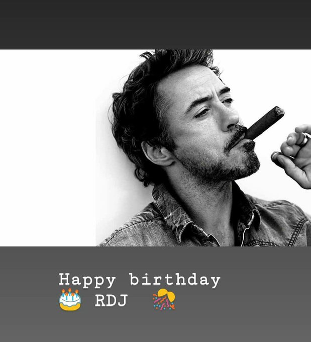 Happy birthday Robert Downey jr 