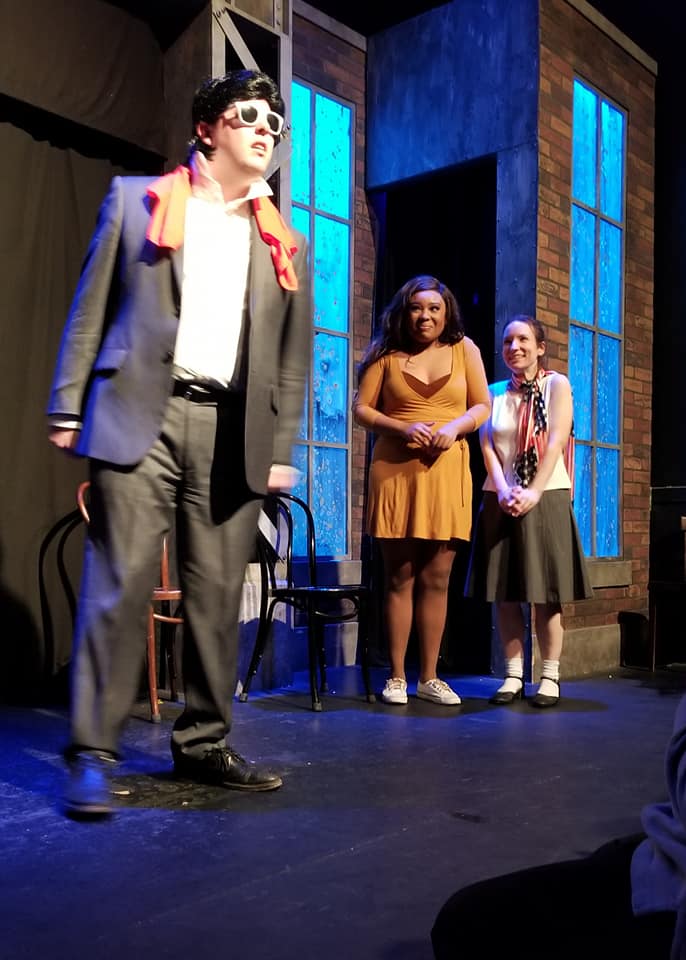 JulieKaylin's tweet photo. Here my lovely costar and I are adoring Elvis fans in our sold out show at The Second City's deMaat Theater! Such fun! #elvis #ElvisPresley #theater #theatre #yoct https://t.co/VKkw4aXETg