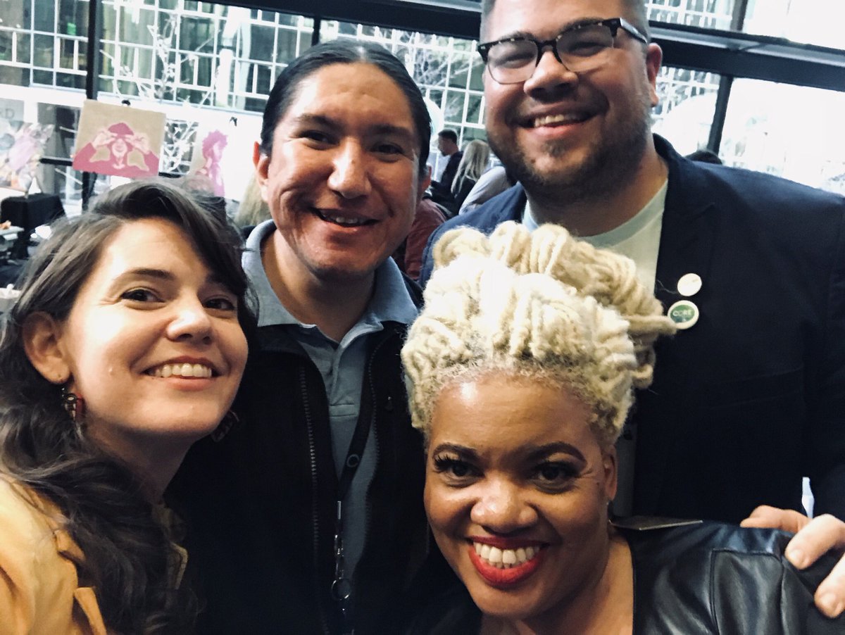 rebeccanagle's tweet photo. Just finished presenting at #AmazonCORE! What a day full of amazing speakers. Humbled to meet the powerful group of Indigenous employees pushing for better representation. Honored to be part of it. https://t.co/saH5Y6hp7M