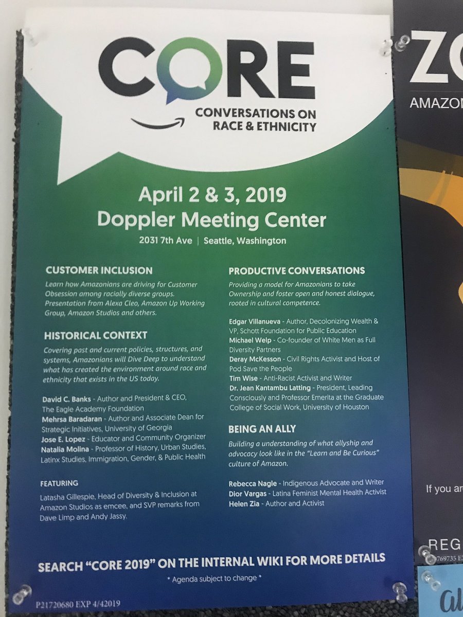 rebeccanagle's tweet photo. Just finished presenting at #AmazonCORE! What a day full of amazing speakers. Humbled to meet the powerful group of Indigenous employees pushing for better representation. Honored to be part of it. https://t.co/saH5Y6hp7M