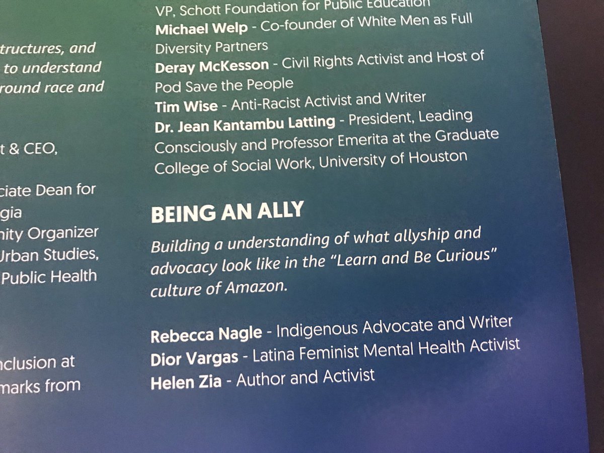 rebeccanagle's tweet photo. Just finished presenting at #AmazonCORE! What a day full of amazing speakers. Humbled to meet the powerful group of Indigenous employees pushing for better representation. Honored to be part of it. https://t.co/saH5Y6hp7M
