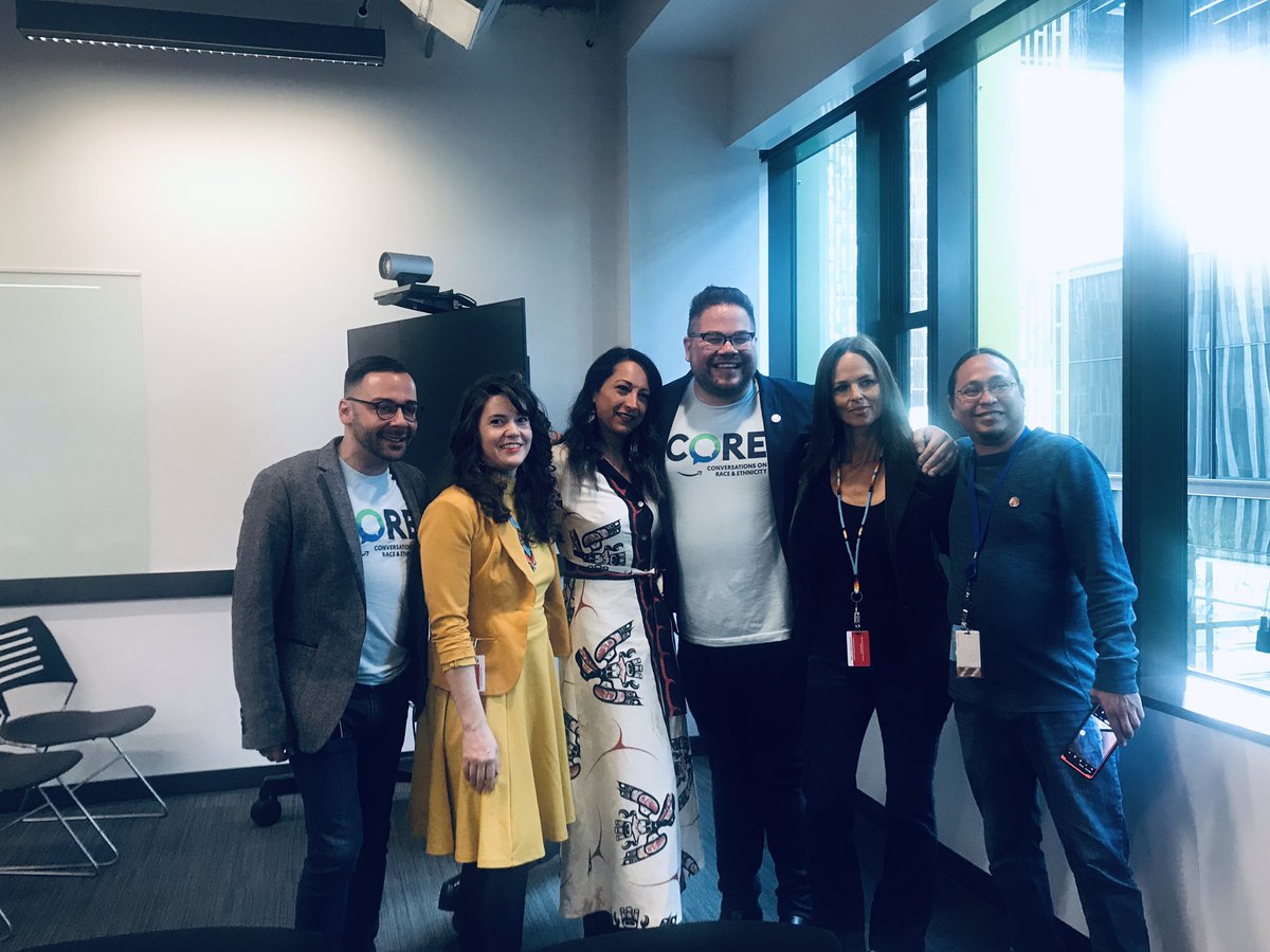 rebeccanagle's tweet photo. Just finished presenting at #AmazonCORE! What a day full of amazing speakers. Humbled to meet the powerful group of Indigenous employees pushing for better representation. Honored to be part of it. https://t.co/saH5Y6hp7M