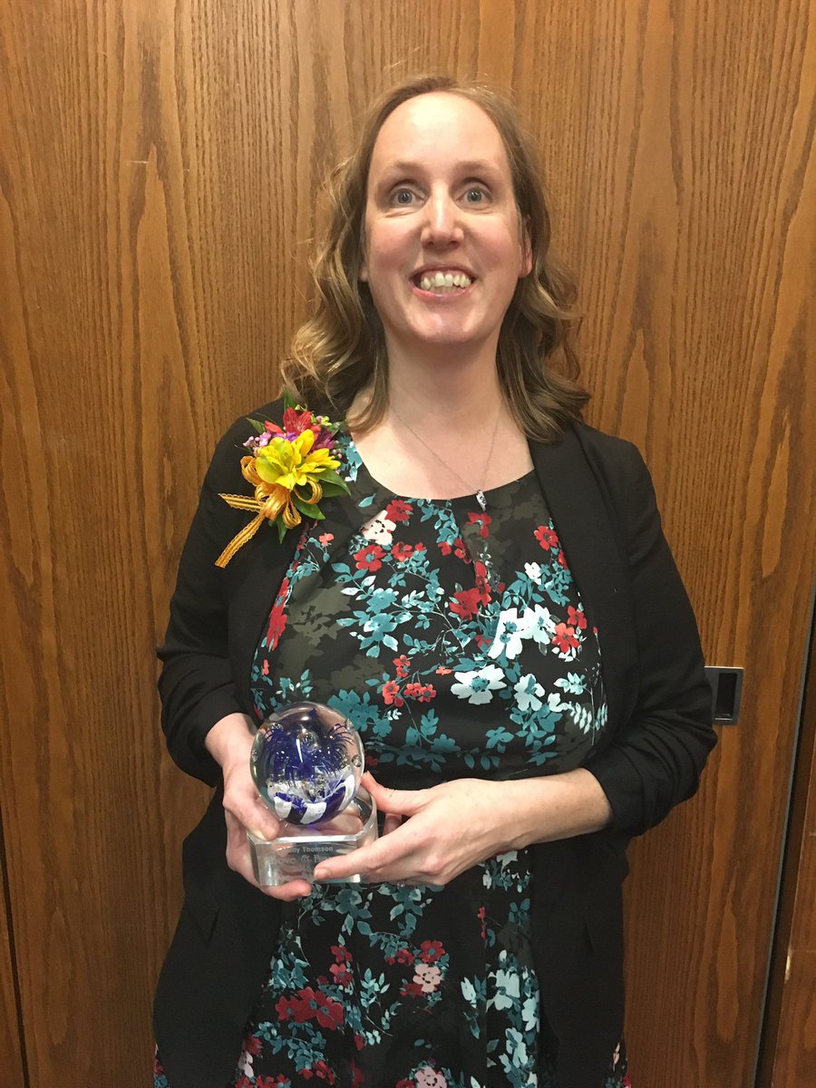 LisaNewberger's tweet photo. Congratulations to Molly Thomson—Above and Beyond Award winner! We are so thankful for all you do to contribute to our Jefferson community! #jeffersonaimshigh https://t.co/xMKvLT6Whq