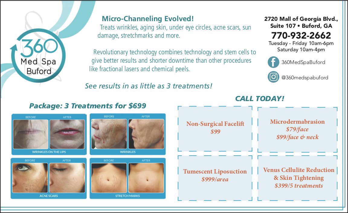 360Buford's tweet photo. Our specials this month are almost too good to be true! 🌸 #aprilspecials #microchanneling #beforeandafter #nonsurgicalfacelift #tumescentlipo #lipo #facial #microdermabrasion #cellulite #cellulitetreatment #venusfreeze #medspa #atlanta #buford #sugarhill #mallofgeorgia #gwinnett https://t.co/KAC7bBrPo6