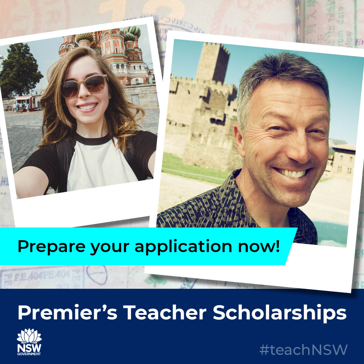 teachNSW's tweet photo. There are only three weeks to go so start preparing your scholarship application now. Be prepared and pre-plan before the school holidays. Don’t delay! Applications close on Sunday 28th April 2019, apply now! https://t.co/BzJ7UWfPqb
#Scholarships #StudyTour https://t.co/e3Gj36eO1G