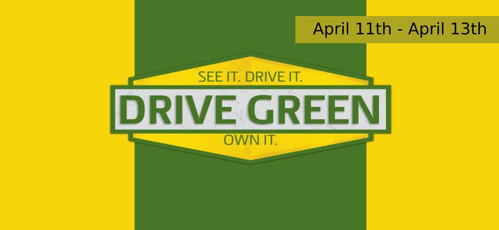 Stop by any of our stores from April 11th-13th and test drive our equipment. Receive a $500 coupon toward the purchase of a new John Deere compact or utility tractor, $200 off Gators &amp; selected ZTRAKs and $150 to $350 off attachments that enhance the performance of your machine.